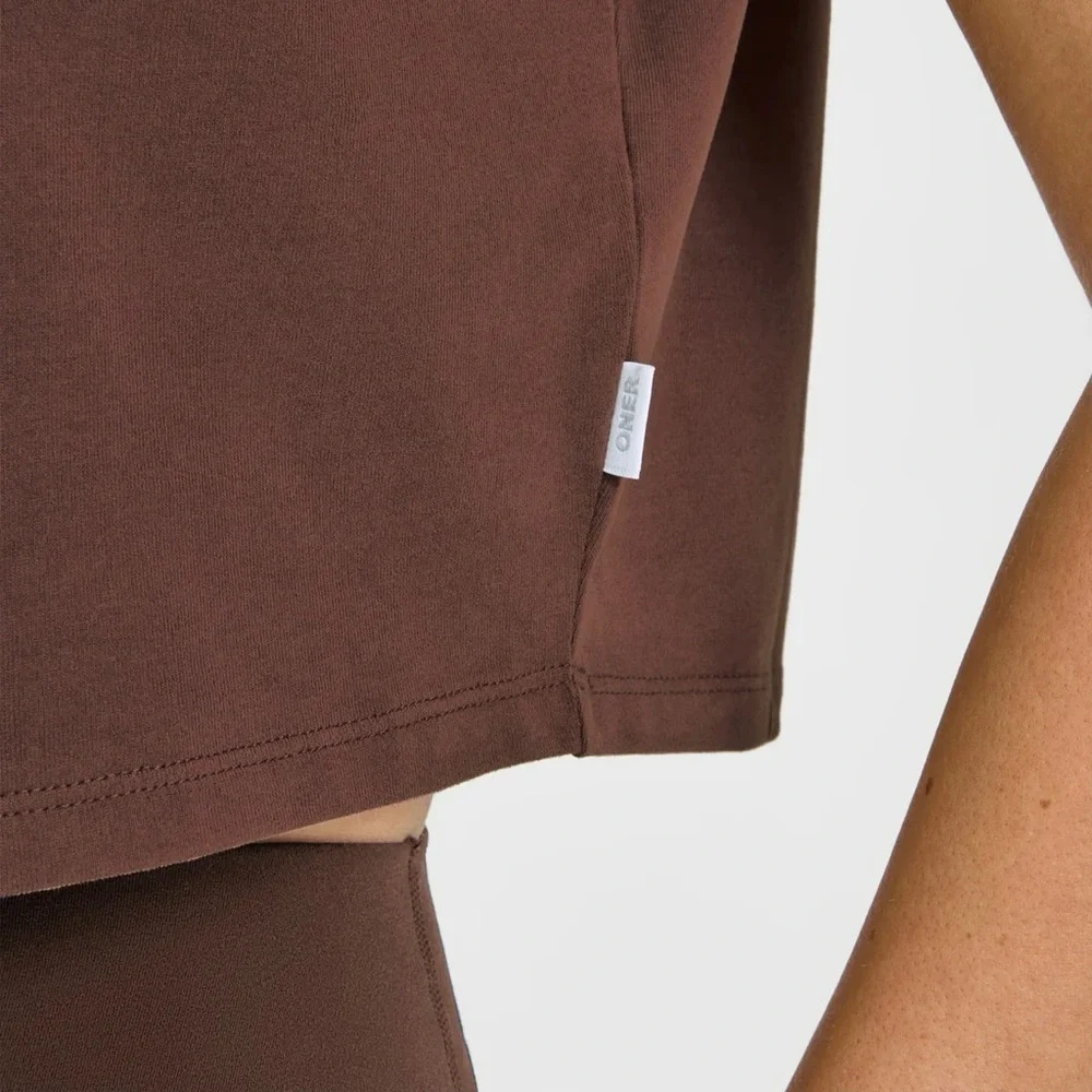 Oner Active Soft Motion Straight Leg + Cotton Tee Brown Set - Picture 5 of 10